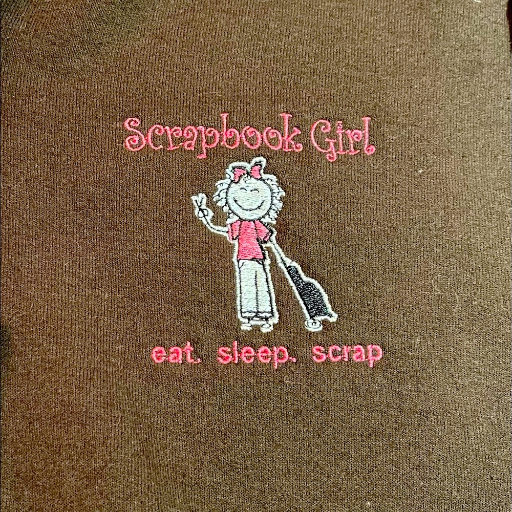 Scrapbook Girl Women’s Sweat Jacket Hoodie.